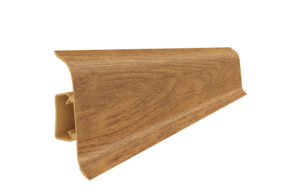 Плинтус напольный ПВХ SanFlex 533 Дуб жженый