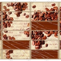панель пвх грэйс плитка кофейные зерна