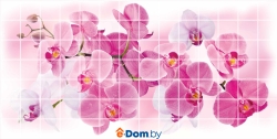 панель пвх грэйс мозаика орхидея розея