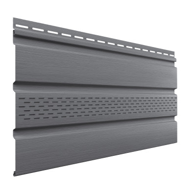 софит, частично перфорированный тн оптима графит 3м х 302мм