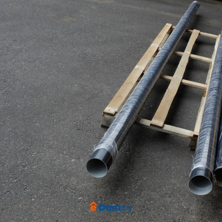 труба водосточная графит 3м элит