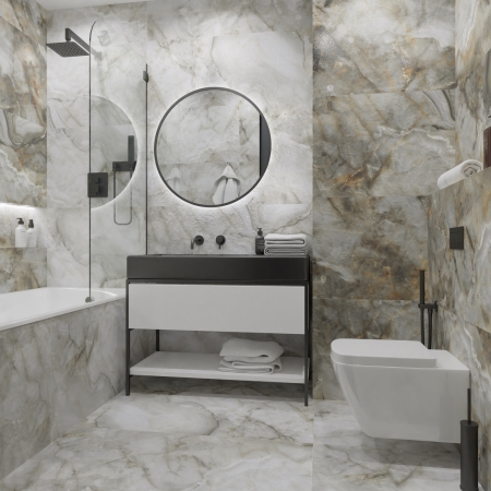 керамогранит primavera  marbillo grey punch-carving pc202 120х60 см