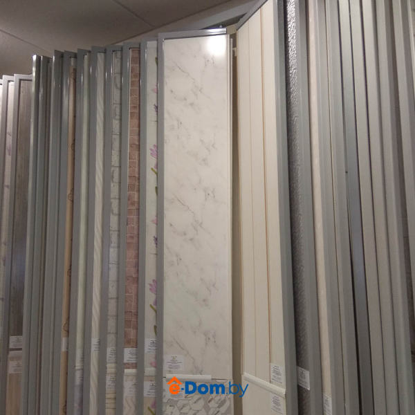 панель пвх декоруст стандарт new хлопковый мрамор фон-652/1 2.7 м