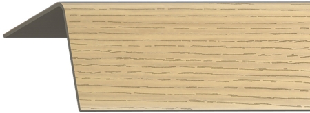 угол пвх с тиснением №123 дуб золотистый 40мм