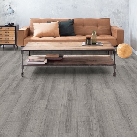 ламинат egger pro дуб шерман светло-серый epl205