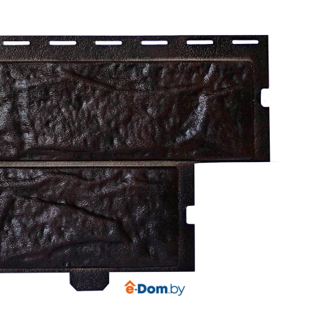 формованный сайдинг альта-профиль сф-02 обсидиан
