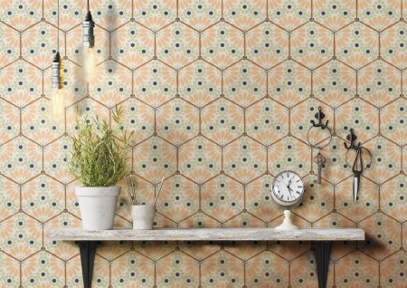 керамогранит ennface kaleidoscope green matt 22х257 см