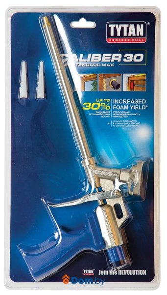 tytan professional caliber 30 пистолет для пены блистер с гравировкой 80684