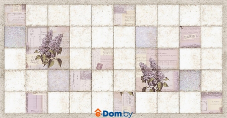 панель пвх грэйс плитка сирень