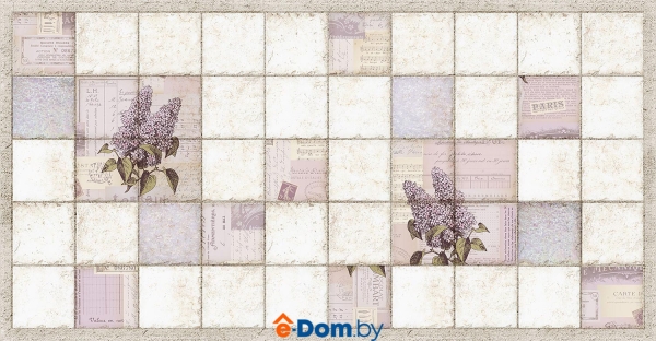 панель пвх грэйс плитка сирень