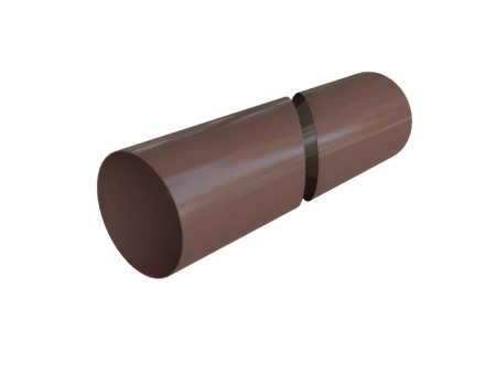 Труба водосточная коричневая 3м Стандарт