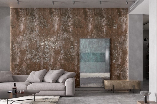 керамогранит ennface oxido argentum metallic 60х120 см