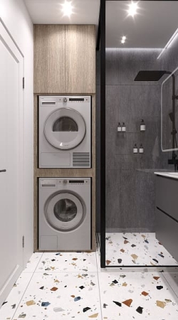 керамогранит ennface neutral grey carving 60х120 см