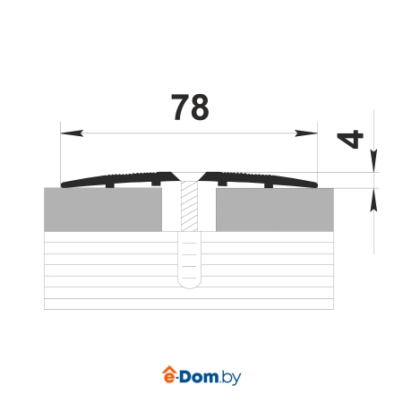 пороги алюмин. а80 не 0,9 золото