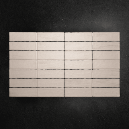 керамогранит ennface camelot white matt 7,5х22,5 см