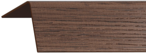 угол пвх с тиснением №176 венге 40мм