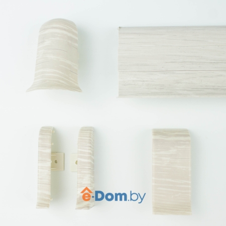 плинтус с кабель-каналом rico leo № 192 дуб альмере