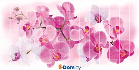 панель пвх грэйс мозаика орхидея розея