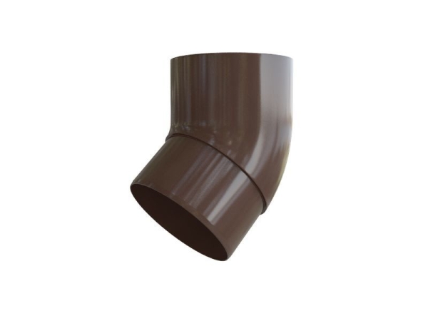 колено трубы 45° коричневое элит