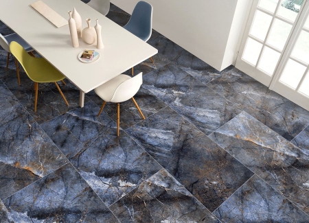 керамогранит primavera bigium blue high glossy gr202 120х60 см