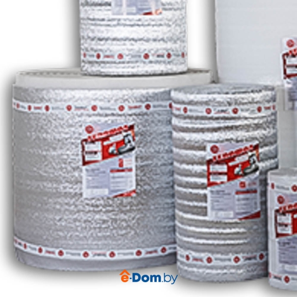 подложка под ламинат тепофол "а" металл 3мм