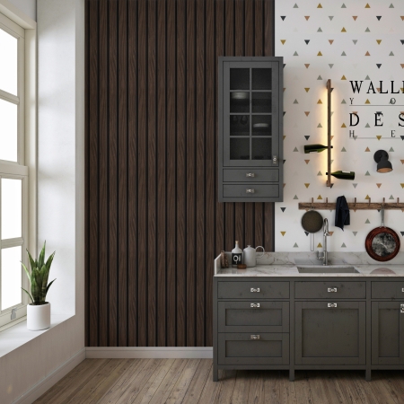 панель 3d rail grace махагон