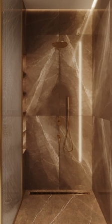 керамогранит ennface armani bronze high glossy 60х120 см