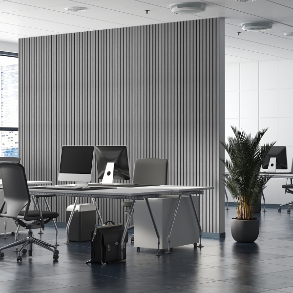 панель 3d rail grace ясень серый