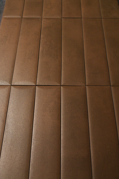 керамогранит ennface mira brown  matt 7,5х30 см