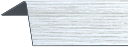 угол пвх с тиснением №112 ясень серый 20мм