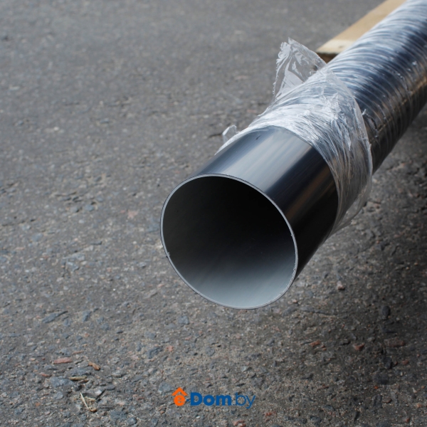 труба водосточная графит 3м элит