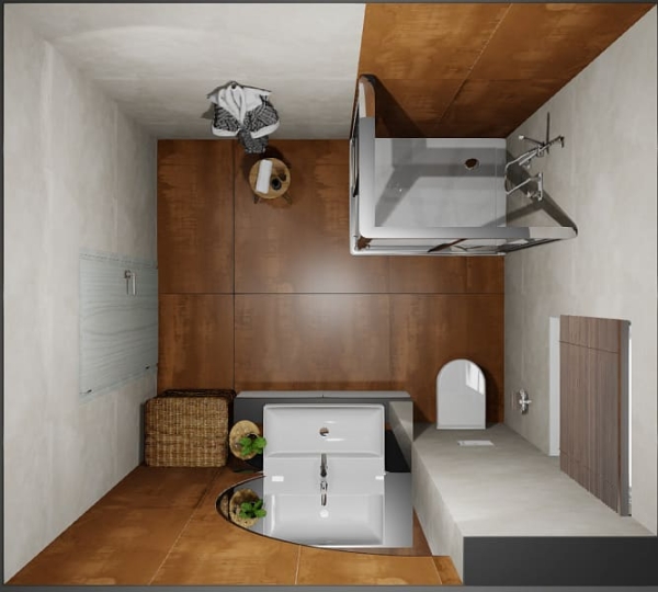 керамогранит ennface oxido copper carving 60х120 см