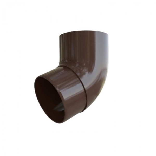 колено трубы 67° коричневое  стандарт