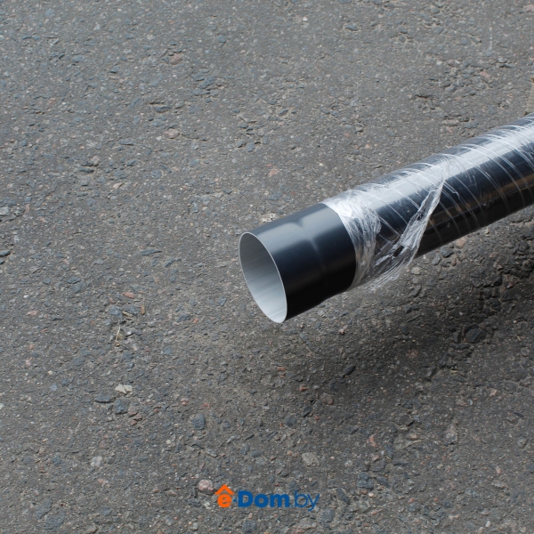 труба водосточная графит с муфтой 3м элит