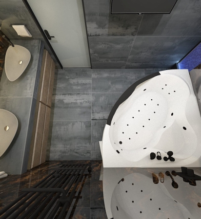 керамогранит ennface oxido grey carving 60х120 см