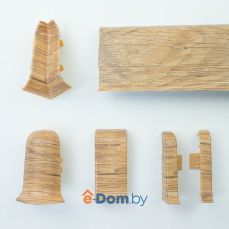 плинтус с кабель-каналом rico leo № 162 дуб больцано