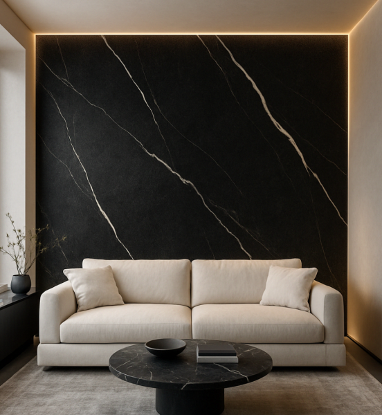 интерьерный лист solid urban (2025) il 2004 мрамор неро матовый