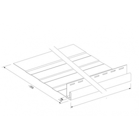 планка-фаска вокс sv-19 белая