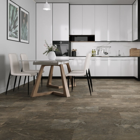 виниловый пол spc fast floor stone дуб хибины