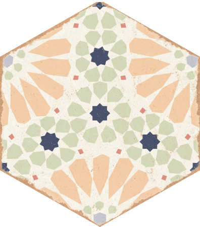 Керамогранит ENNFACE Kaleidoscope Green MATT 22х257 см