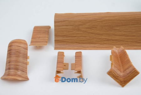 плинтус напольный rico leo № 124 дуб янтарный