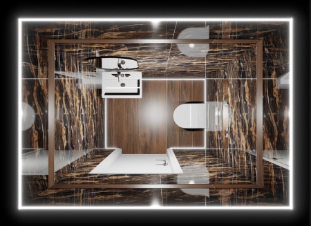 керамогранит ennface isla grande high glossy 60х120 см