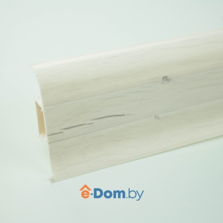 плинтус с кабель-каналом rico leo № 100 береза гатчинская