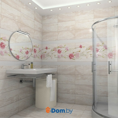 панель пвх юник эста с глиттером серебро 2,7м