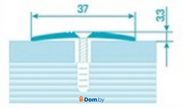 алюминиевый порог пс 03/084 дуб универсальный 0,9