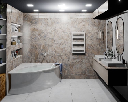 керамогранит ennface breccia oceanic glossy 60х120 см