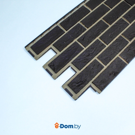 фасадная панель vox vilo brick dark brown с фугой