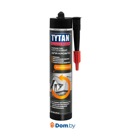 Tytan Professional герметик каучуковый для кровли Бесцветный 91455