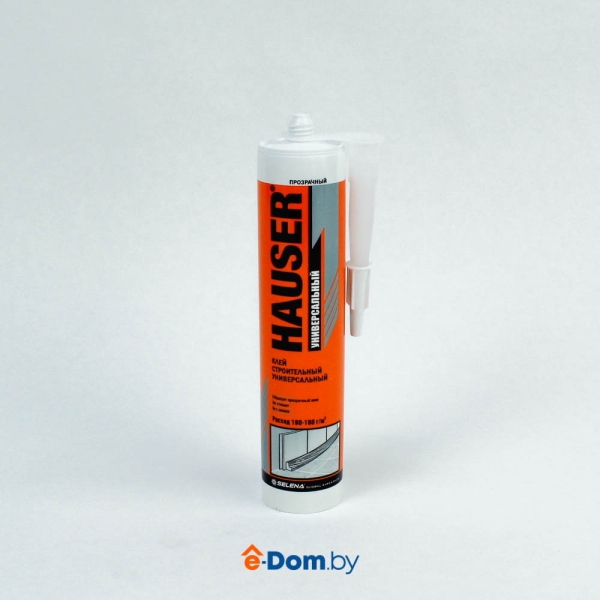 hauser клей строительный универсальный прозрачный 85177