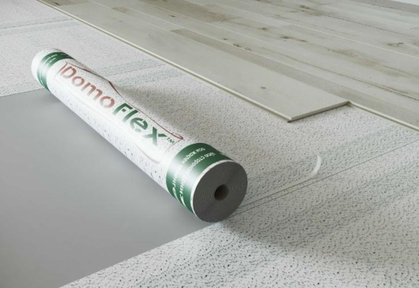 подложка domoflex с пароизоляцией и скотчем 3мм